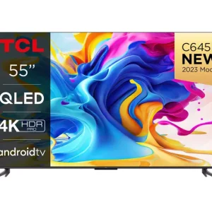 TCL 55C645K 55″ Smart 4K Ultra HD HDR QLED TV with Google Assistant