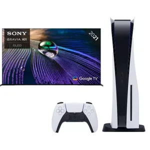 SONY BRAVIA XR83A90J 83″ Smart 4K Ultra HD HDR OLED TV & PlayStation 5 Bundle